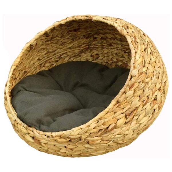 wicker cat basket bed