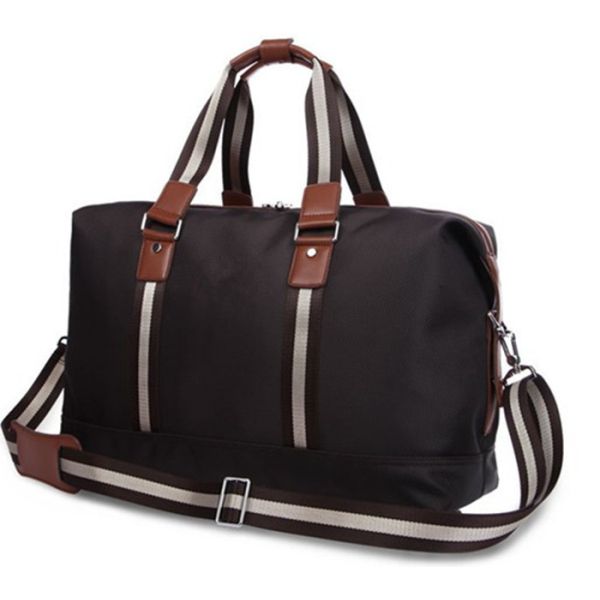 Buy Personalized Luxury Travel Duffel Bags for Men with Leather Handles at wholesale prices