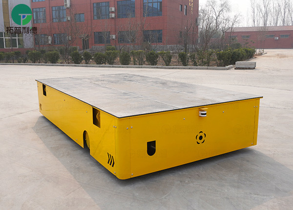 Buy Steerable Flatbed Cargo Heavy Duty Electric Platform Trolley at wholesale prices