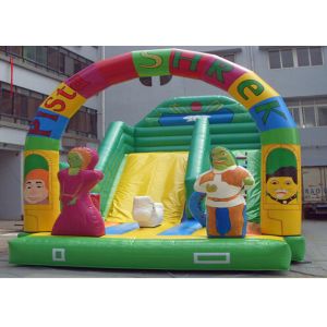 Pista Shrek Commercial Inflatable Slide With Durable Plato PVC Tarpaulin
