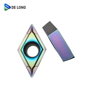 DCMT070204 DCMT070208 MV High hardness Tungsten Carbide Inserts For Quenching