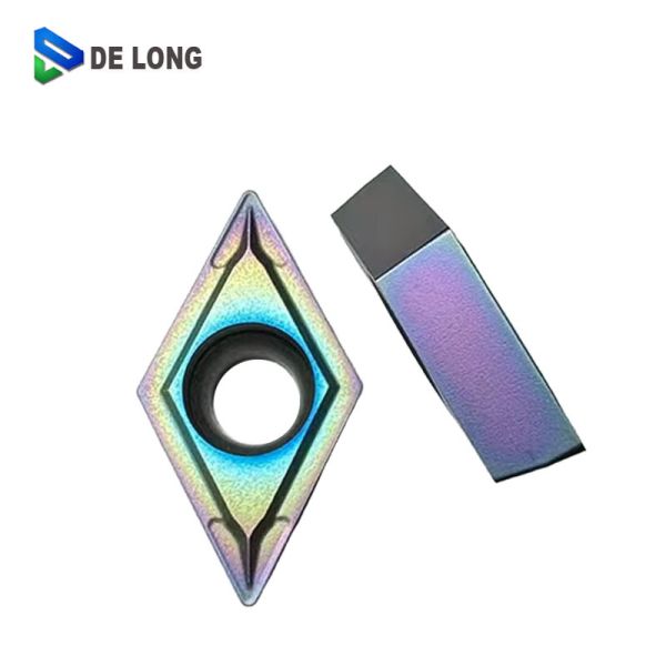 DCMT070204 DCMT070208 MV High hardness Tungsten Carbide Inserts For Quenching