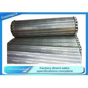 China 5mm Rod 25.40mm Pitch SUS304 Plate Conveyor Belt For Washing on sale