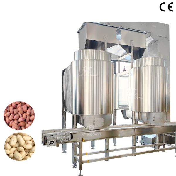 Buy Pneumatic Air Peanut Blanching Machine With PLC Control System at wholesale prices
