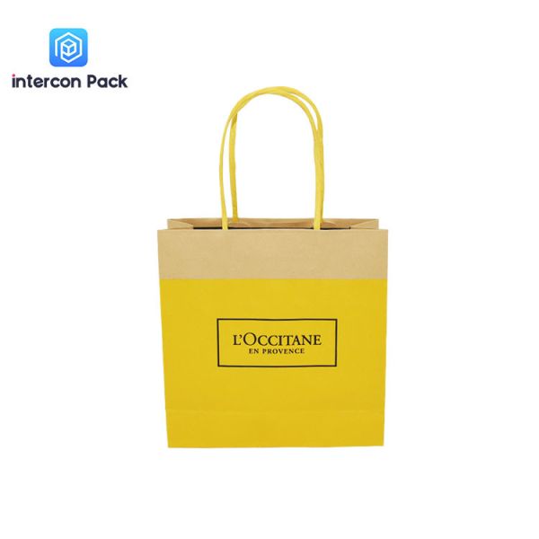 Extra Large Kraft Paper Shopping Bags Matt Lamination CMYK Pantone Color