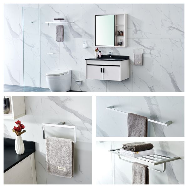 OEM Stainless Steel Polished Bathroom Hardware Sets Bathroom Accessory Kit