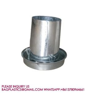 Chicken Feeder Galvanized Chicken Feeder POULTRY FARM Poultry Husbandry Steel