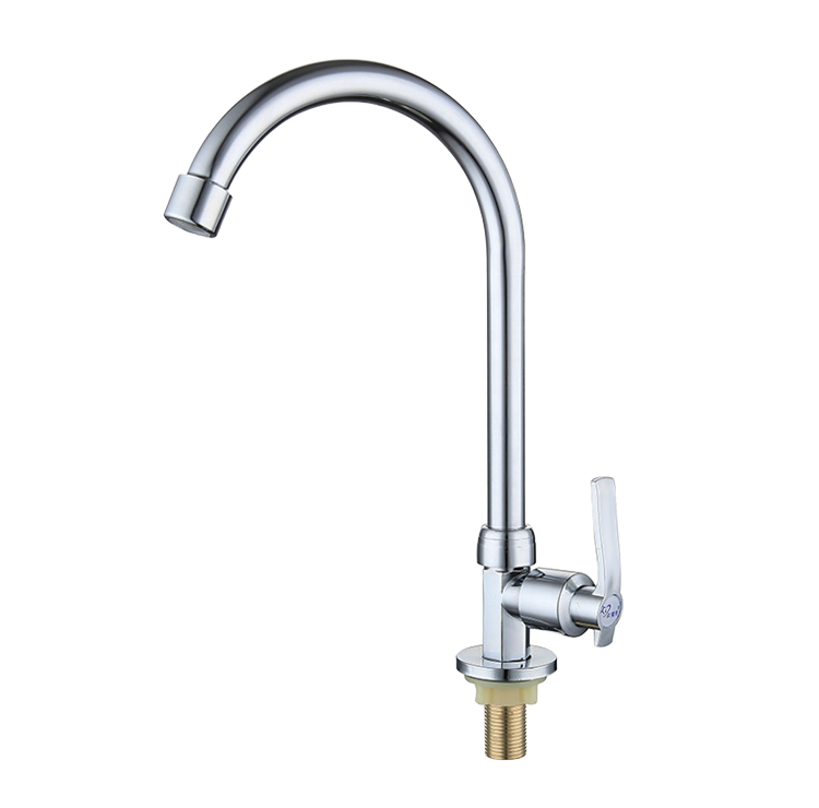 CLASSIC Style Kitchen Faucet Deck Mounted with 360 Degree Rotation and Stainless Steel