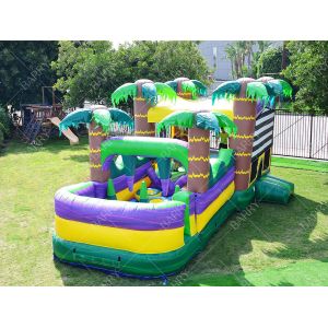 Commercial Kids Custom Jumping Bouncer Obstacle Bounce House