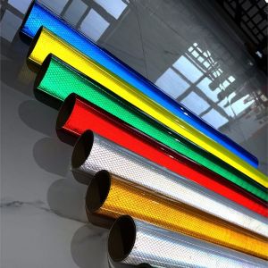 Eco Solvent Printing Permanent Traffic Sign Vinyl Diamond Grade Reflective