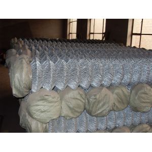 galvanized chain link fence(diamond wire mesh)/pvc coated chain link fence