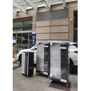 White Black 220V 50Hz Max 60dB Noise Mobile Air Purifier High Efficiency