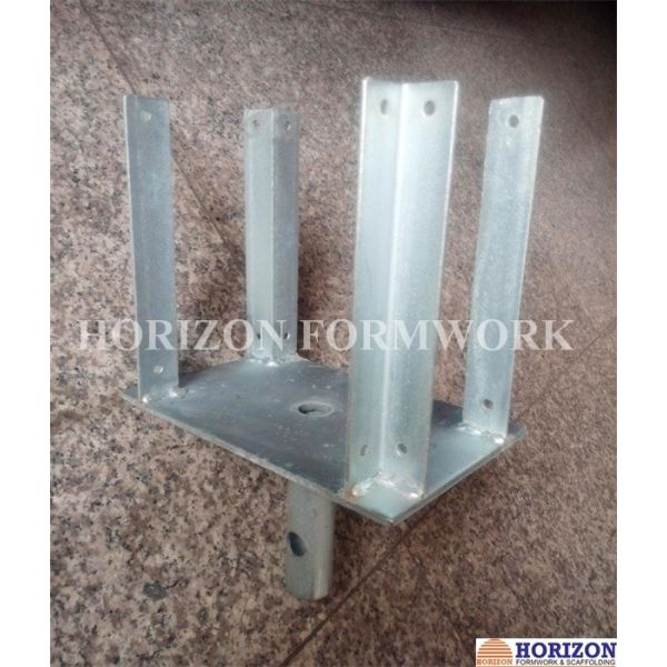 Buy Metal Concrete Forming Accessories , Four Way Forkhead Holding H20 Beams at wholesale prices