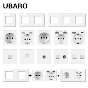 Socket accessories freely combined modular function socket function key 52*52mm