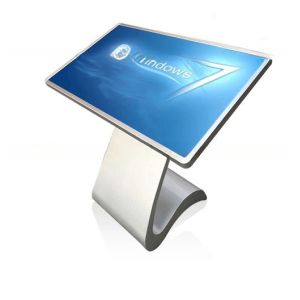 49" inch LED alone stand all-in-one touch PC kiosk interactive information