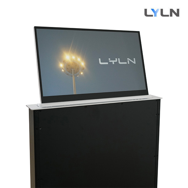 Buy Brushed Aluminum Retractable Monitor For Video Conference Room at wholesale prices