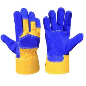 High Quality Leather Work Assembly Gloves / Working Gloves