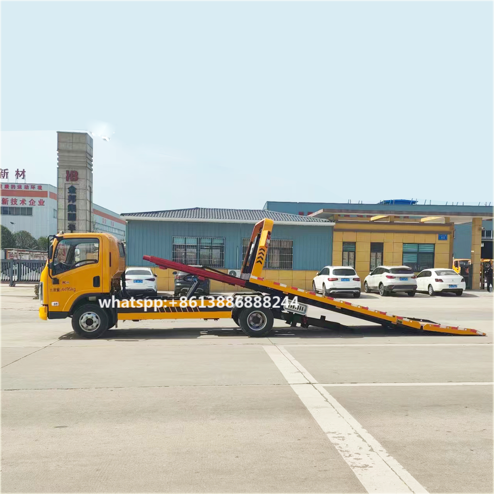 JAC 4*2 4-5 Tons Wrecker Obstacle Tow Tractor Truck Trailer Truck Roll Back