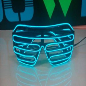 high quality cute party glasses/el glasses/glow glasses