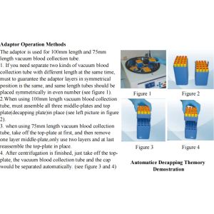 4000rpm Low Speed Centrifuge CTK64R For Vacutainer 64 13x75mm/100mm Blood Tubes