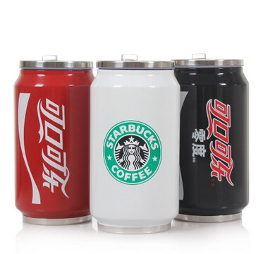 New creative gift product can double wall vacuum coloured stainless steel mugs