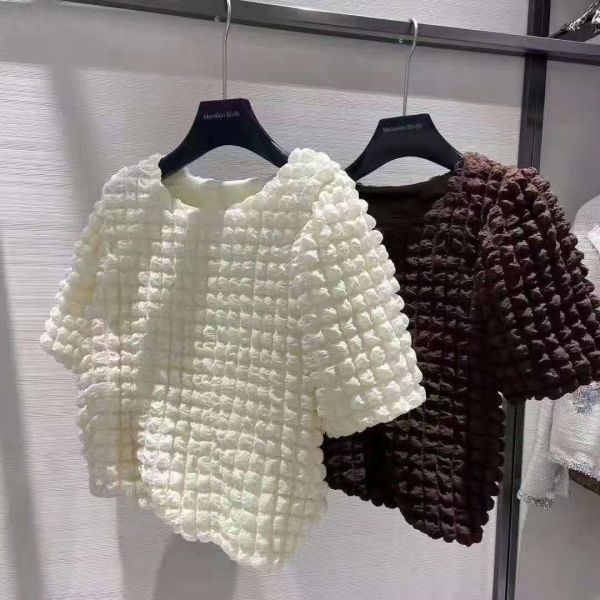 140cm 220gsm Brushed Crinkle Jersey Fabric Swimwear Stretch Jersey Knit Fabric