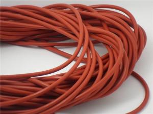 Quality Customized Color Silicone Rubber Cord Weathering Resistance , 50~300% Elongation for sale