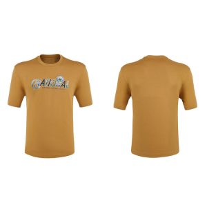 Quality Short Custom Men'S T Shirts With Plain Knitted Fabric Puff Screen Printing for sale