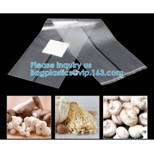 Autoclavable Mushroom Grow Bags Bulk with Microporous Filter Patchs - Large 8"x5