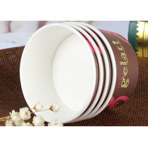 Professional Biodegradable Branded Ice Cream Cups Custom Printed