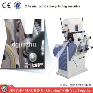 China 3kw*2 Abrasive Belt Tube Metal Sanding Machine Automated Controlling on sale