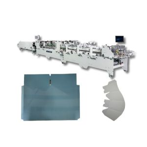 Maximum Paper Width 2 800mm Bottom Folding Box Folder Gluer with Flexo-Printing