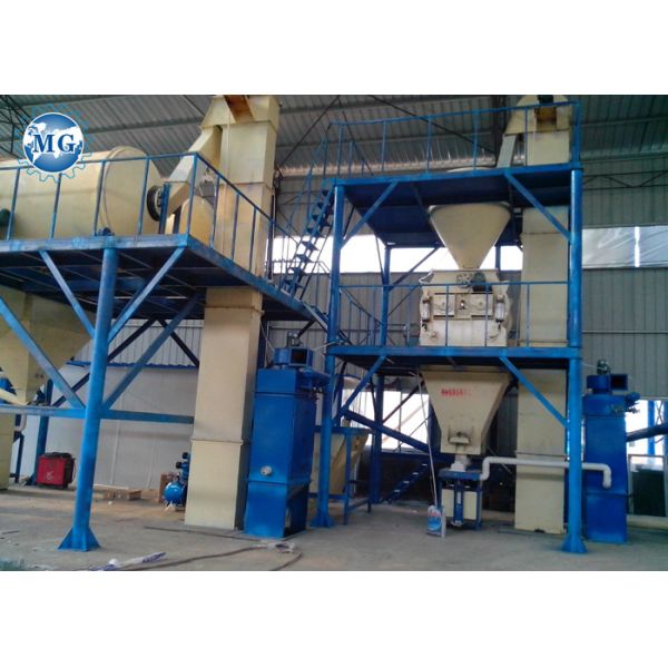 Buy 380V 50HZ Ceramic Tile Adhesive High Efficiency Dry Mortar Equipment at wholesale prices