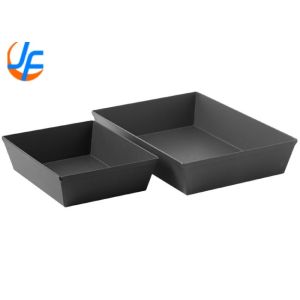 RK Bakeware China-Pizza Hut Hard Anodize Aluminum Detroit Pizza Pans