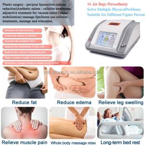Desktop 3 In 1 Pressotherapy Machine Effortless For Relieving Legs Swelling