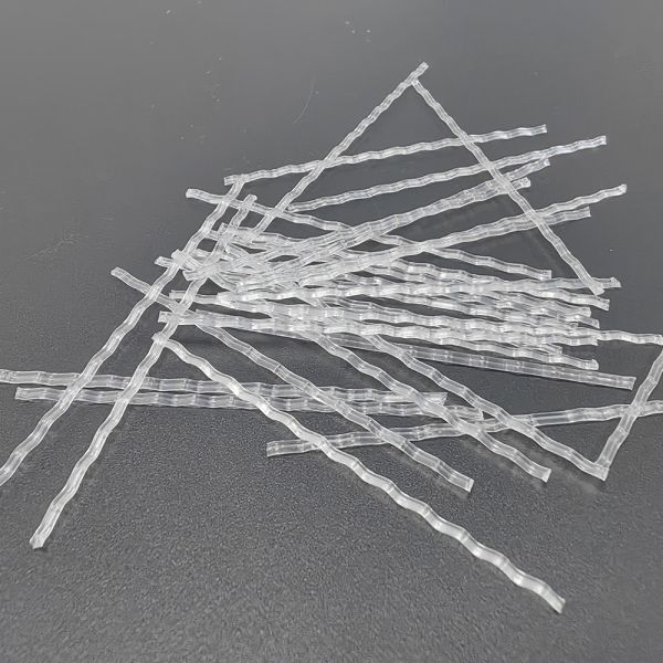 Buy Synthetic Macro Polypropylene Fiber Wave Form In Cement Concrete For Anti-Crack at wholesale prices