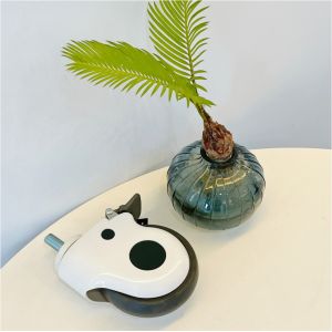 5-Inch White Medical Casters Band Brake PP And TPR Material