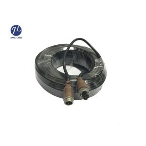 M12 6 Pin Aviation Plug Car Reverse Camera Cable