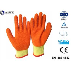 Mechanical Personal Protective Equipment Gloves Elasticated Cuff For Glass