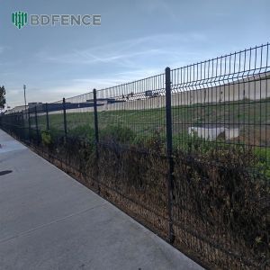 Rooftop V Mesh Security Fencing Safety Railing