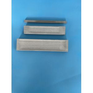 Rectangular Ceramic Evaporation Boat For Anti Counterfeit Labels