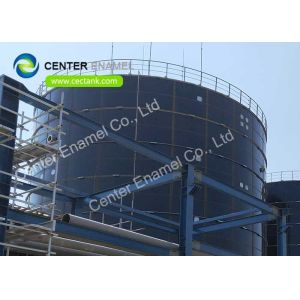 China Air Tightness Glass Lined Steel Anaerobic Digester Tanks For Bioenergy Projects on sale