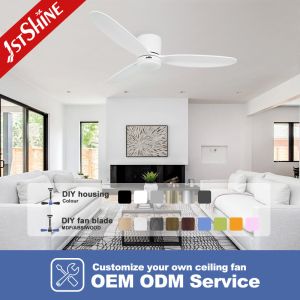 ETL Certified 1stshine Ceiling Fan Flush Mounted Or Ceiling Type With LED Light