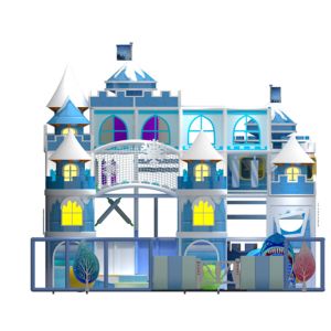 ODM Interactive Indoor Playground Equipment , Snow Themed Playground Equipment