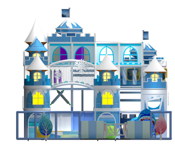 Buy ODM Interactive Indoor Playground Equipment , Snow Themed Playground Equipment at wholesale prices