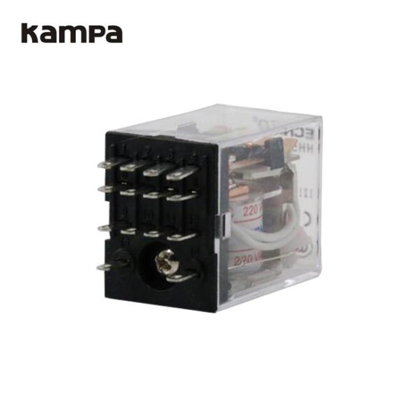 Buy HH54P Purpose MY4NJ intermediate relay AC220V DC24V DC12V small magnetic MY4N - J 14 feet at wholesale prices