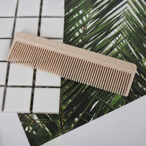 Degradable Eco Friendly Hotel Toiletries Disposable Straw Plastic Hair Comb