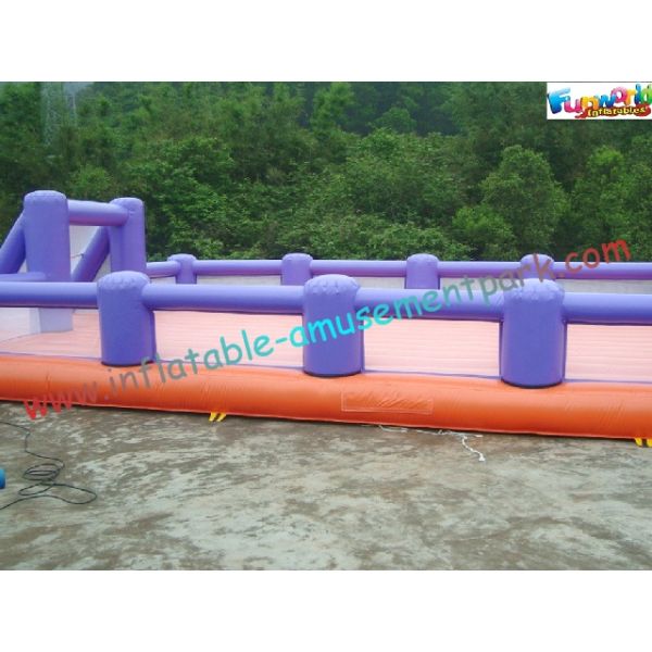 Outdoor Inflatable Sports Games Football / Soccer Court With CE / EN14960