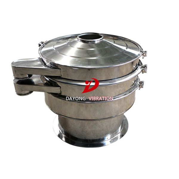 SUS304 Rotary Vibrating Screen Circular Sawdust Vibration Screener Machine With