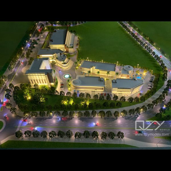 Physical landscape Architectural Model Making Supplies 1:200 Les Constructions De Bouskoura